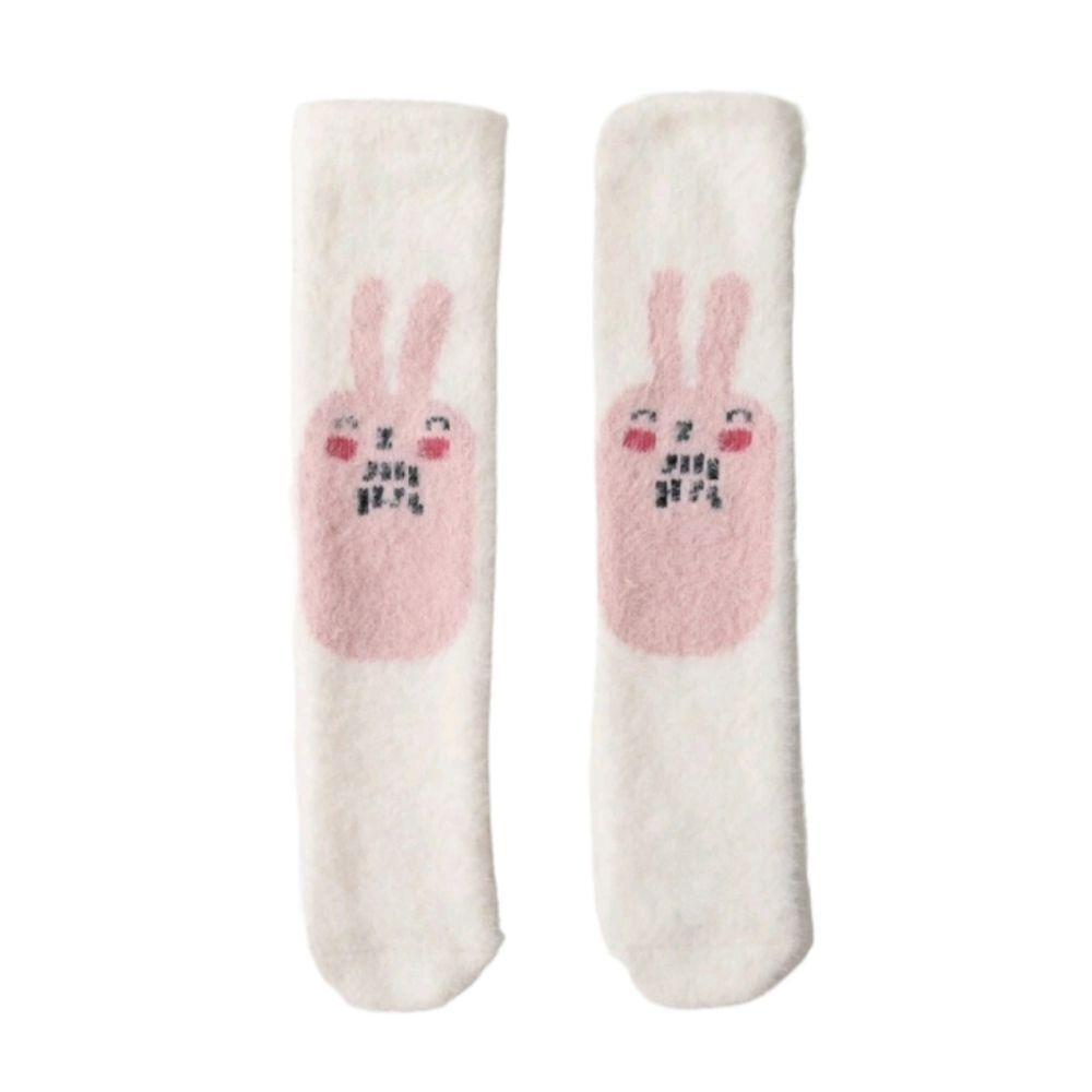 Fuzzy Bunny Baby Socks